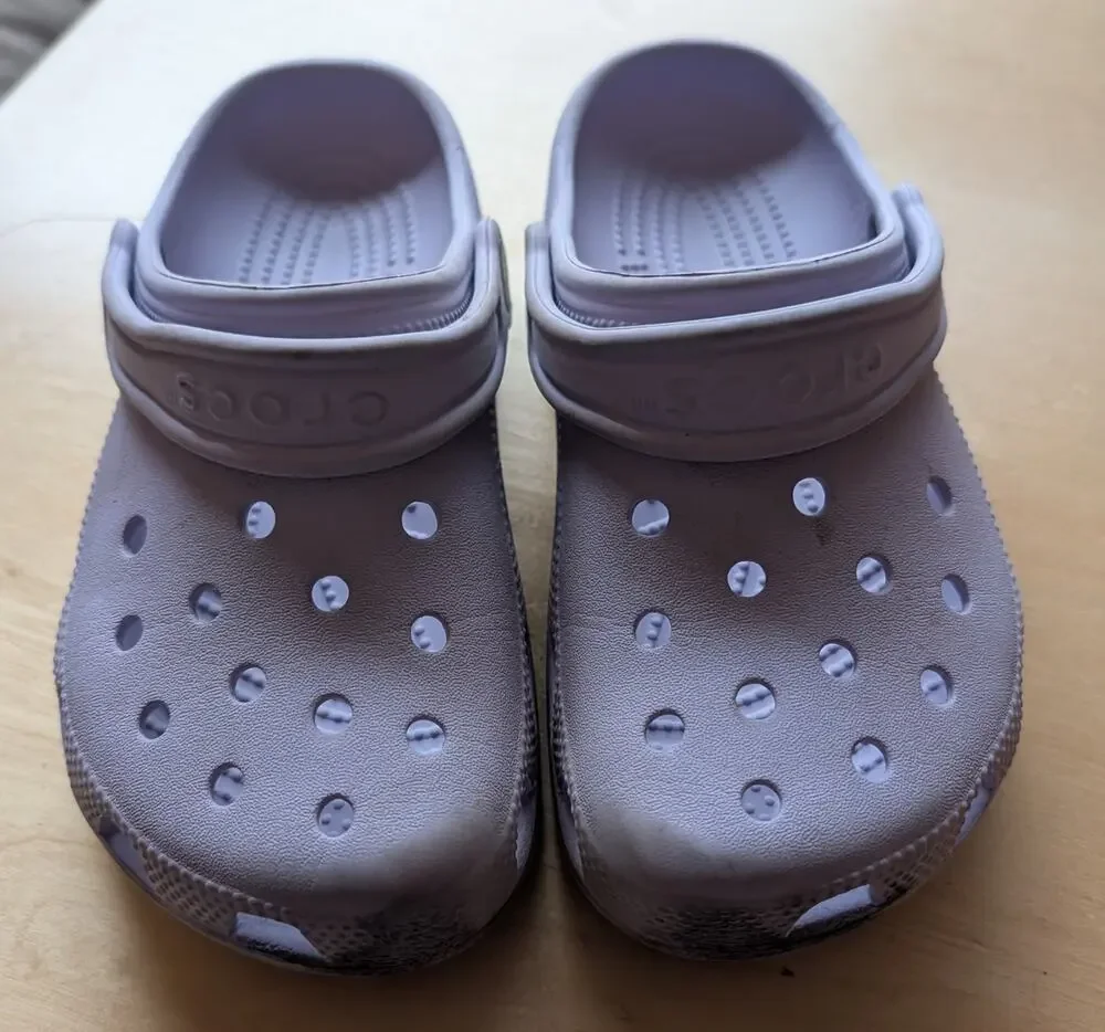 🧨Girls Purple J2 Crocs